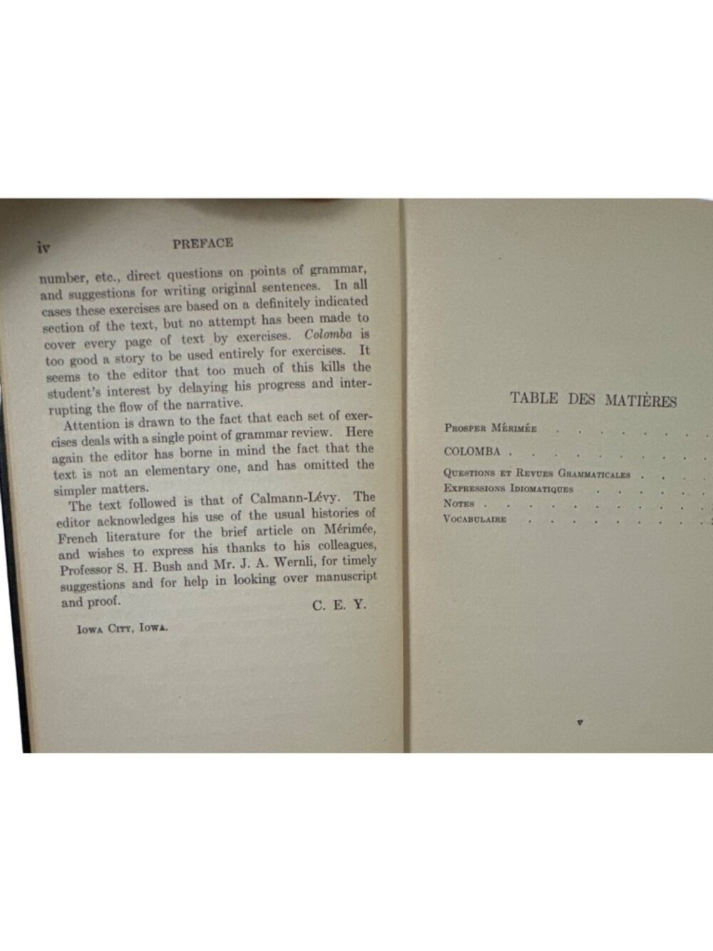 Merimee Colomba By Prosper Merimee 1922 edited by Charles E Young HC 1st Ed Merr - Picture 4 of 13